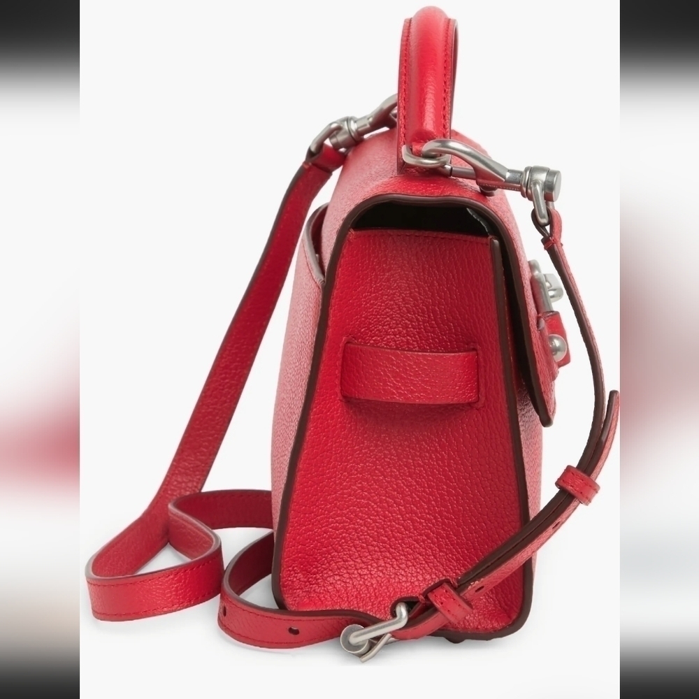 NWT Rebecca Minkoff Lou Top Handle Leather Crossbody - Picture 3 of 13